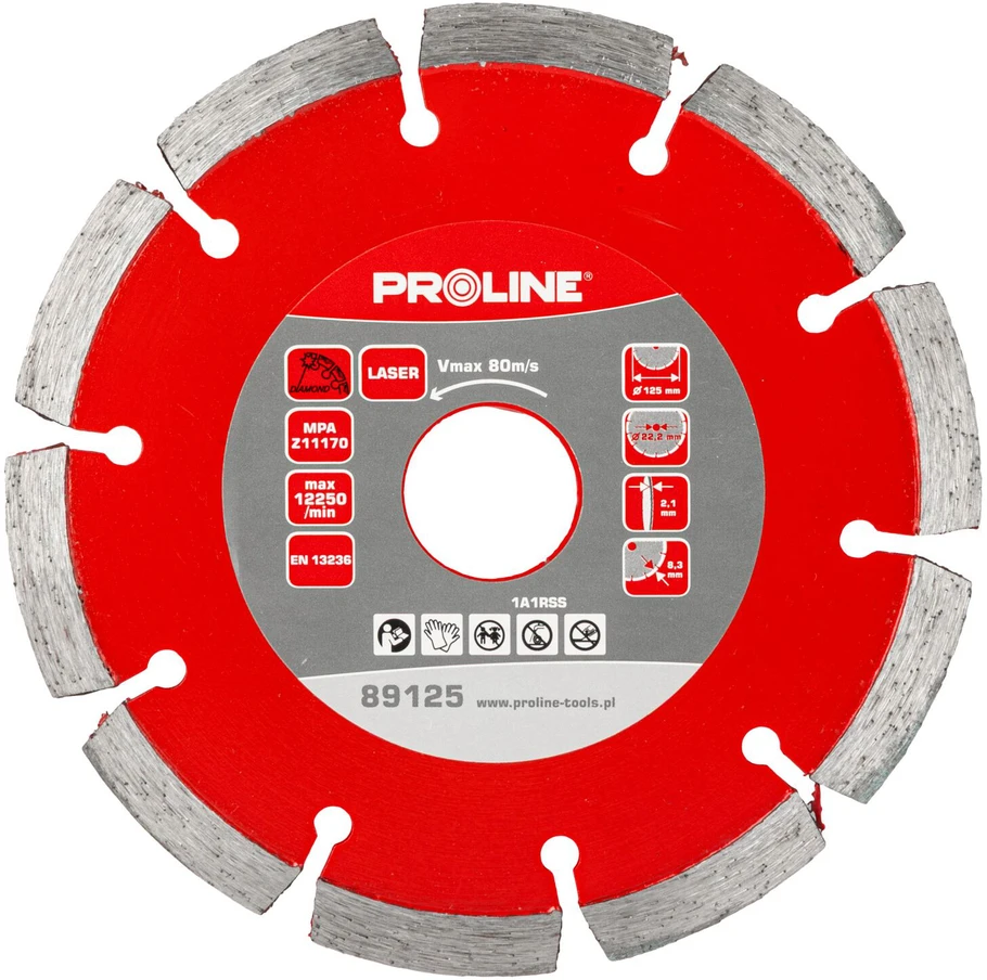 Tarcza Deimantinis diskinis lazeris (universalus) 125*2.1*8.3*22.2 prolinas
