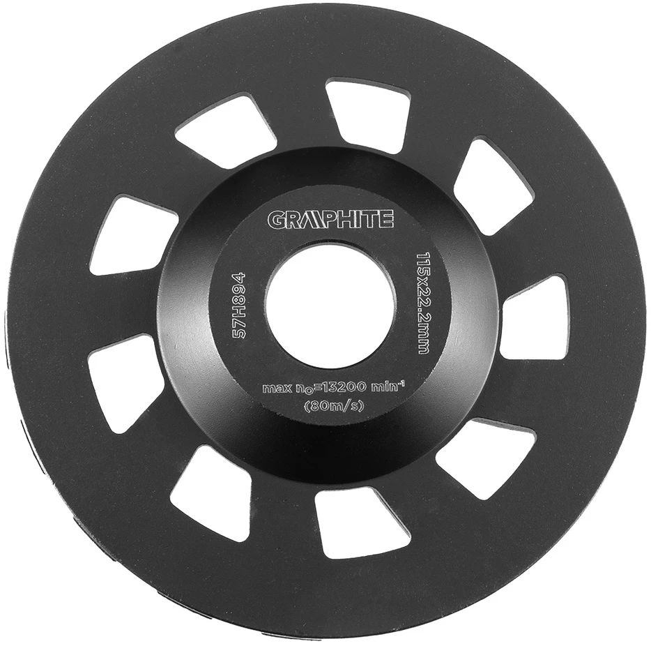Tarcza Deimantinis šlifavimo diskas 115 x 22,2 x 5 mm, segmentas C