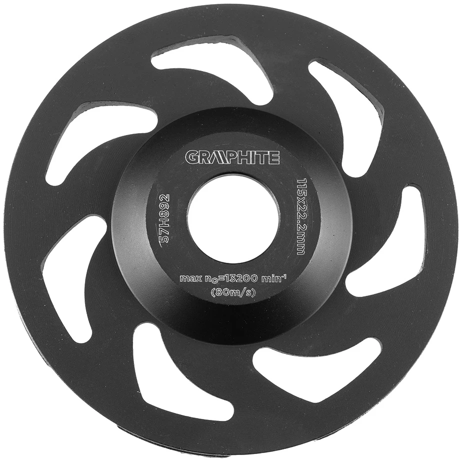 Tarcza Deimantinis šlifavimo diskas 115 x 22,2 x 5 mm, segmentas L