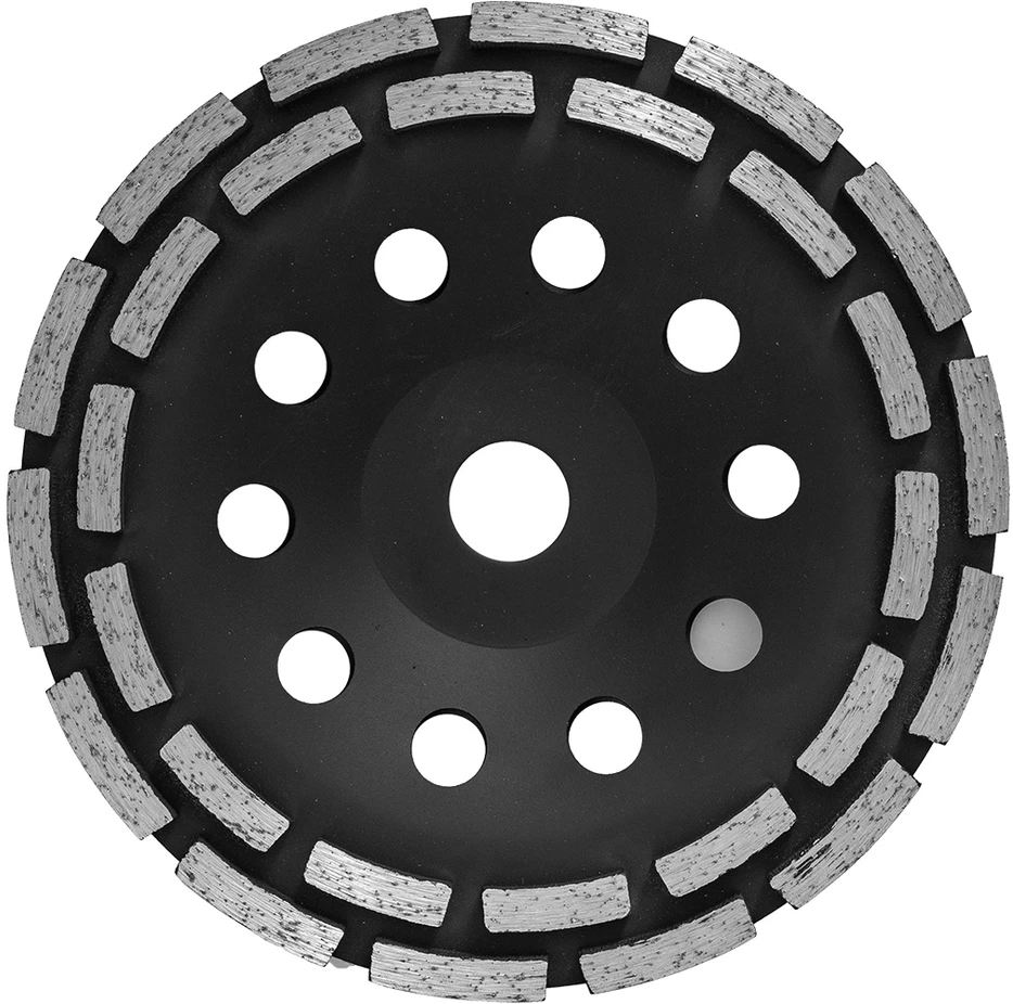 Tarcza Deimantinis šlifavimo diskas 180 x 22,2 x 5 mm, dvigubas segmentas