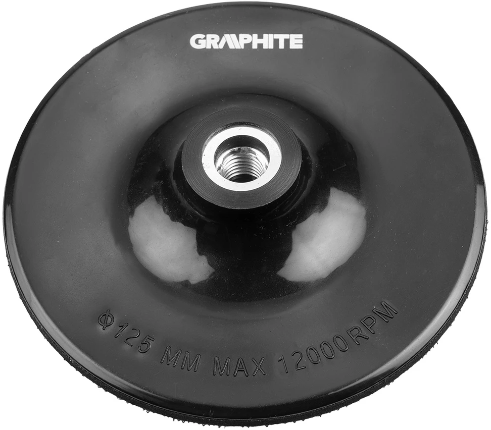 Tarcza Lipnus guminis diskas GRAPHITE, 125 mm, M14