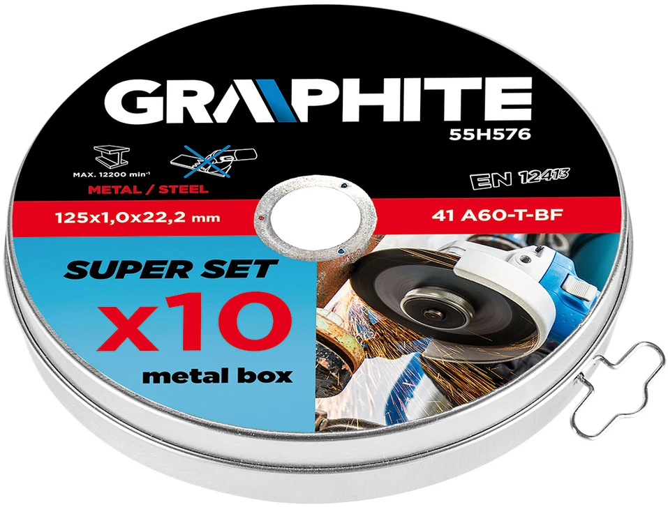 Graphite DISKAS MET 125X1X22,2 10VNT 55H576