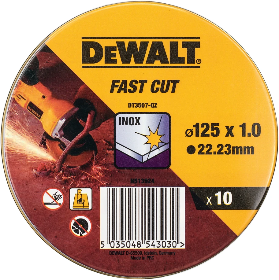 Dewalt Pjovimo diskas DT3507-QZ | 125x1.0