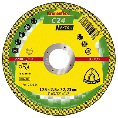 Klingspor K.TARCZA KAM. 230mm x 3,0mm x 22,2mm C24 Extra