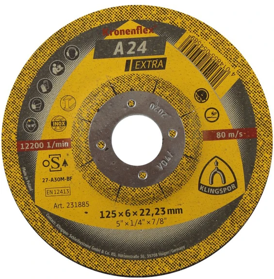 Tarcza Pjovimo diskas metalui a24extra 230*3.0*22 plokšti vnt. 1[13492]