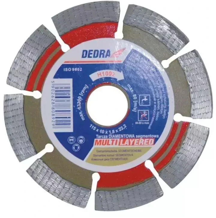 Dedra Diskas deimantinis segmentinis MultiLayer sauslap pj 115x222mm