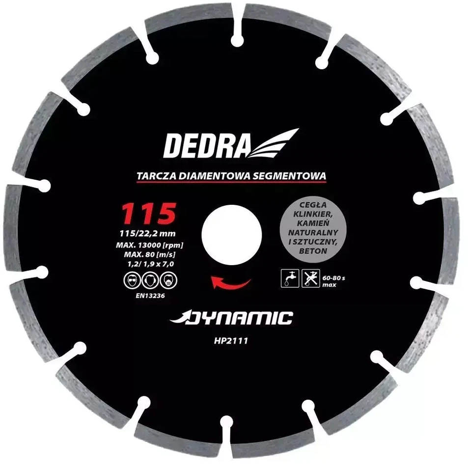 Dedra Diskas deimantinis sausam 300254mm Dynamic