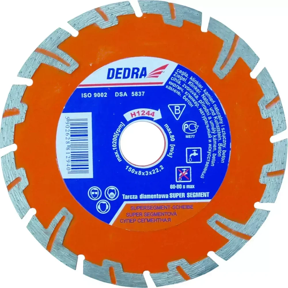 Dedra Diskas deimantinis Super sauslap pj 180x222mm