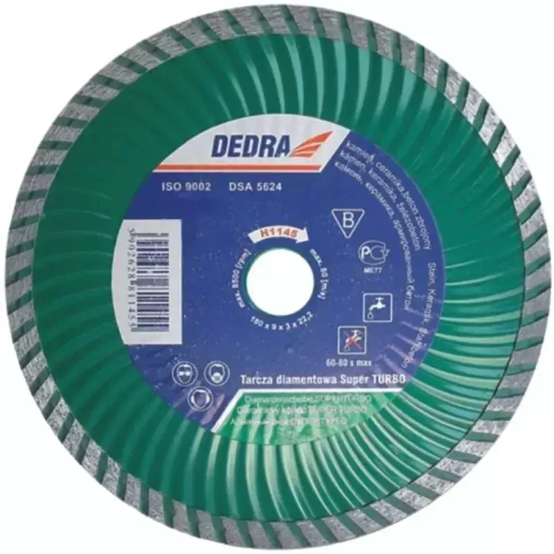 Dedra Diskas deimantinis Super Turbo sauslap pj 180x222mm