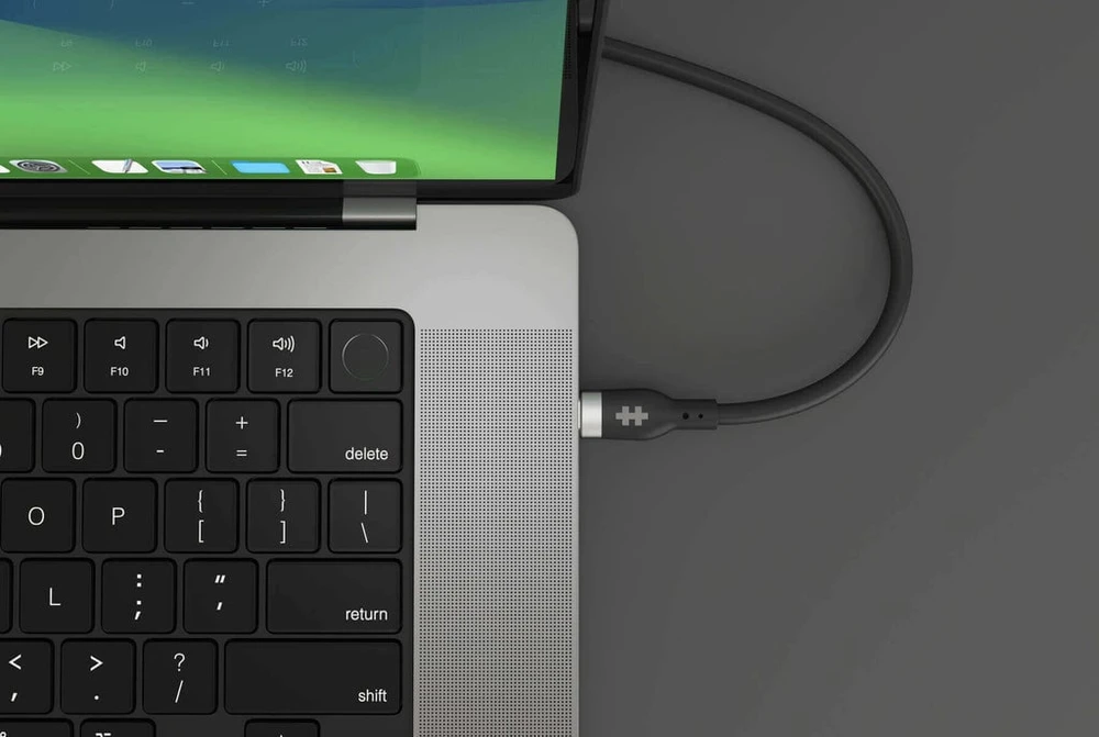 Hyper Hiper | 1M silikoninis 240W USB-C įkrovimo laidas | USB-C į USB-C