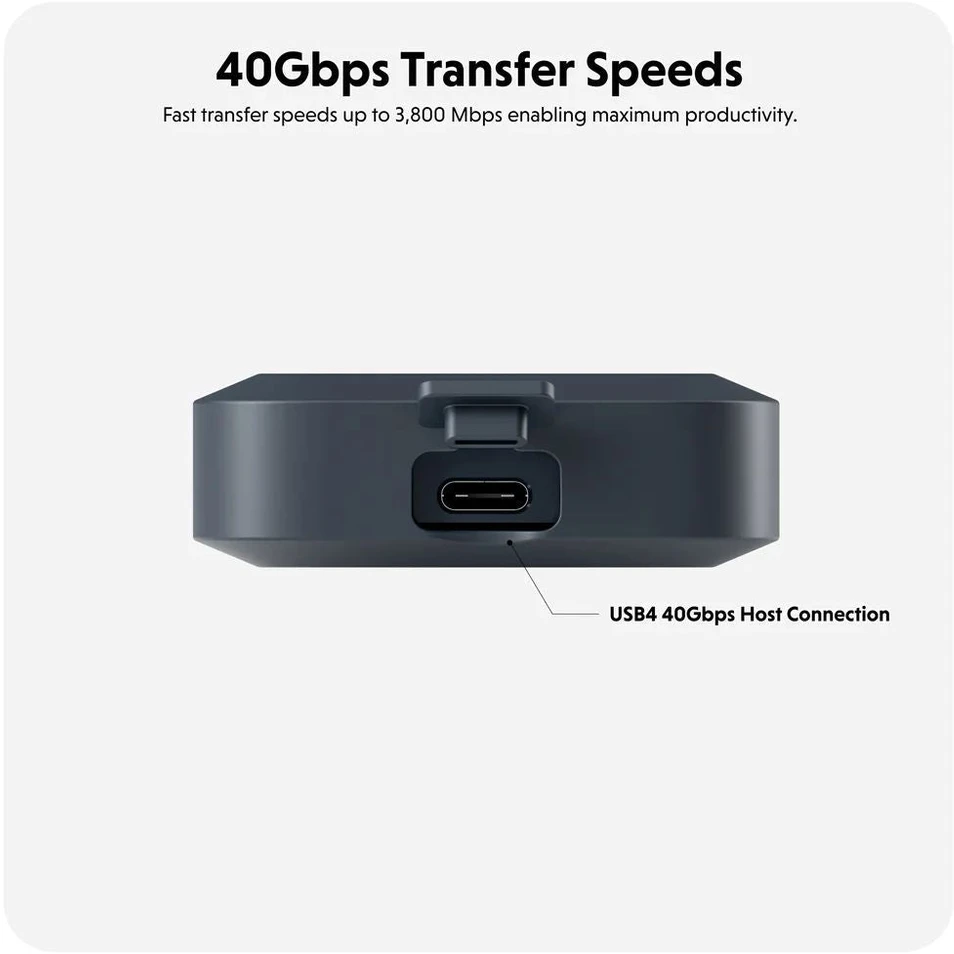 Targus HYPER® HYPERDRIVE ECOSMART? USB4 SSD ENCLOSURE