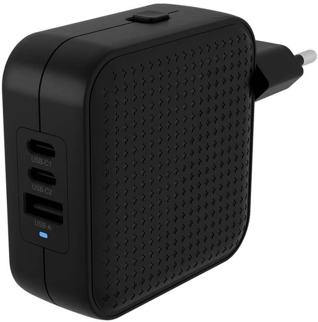 Targus „Hyper HyperJuice“ 70 W USB-C GaN kelioninis įkroviklis (3C+1A) - Juodas | Hyper