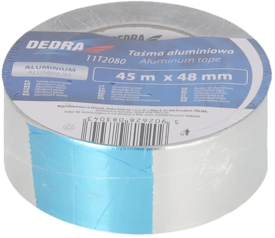 Dedra Taśma Aliuminio juosta 48 mm x 45 m