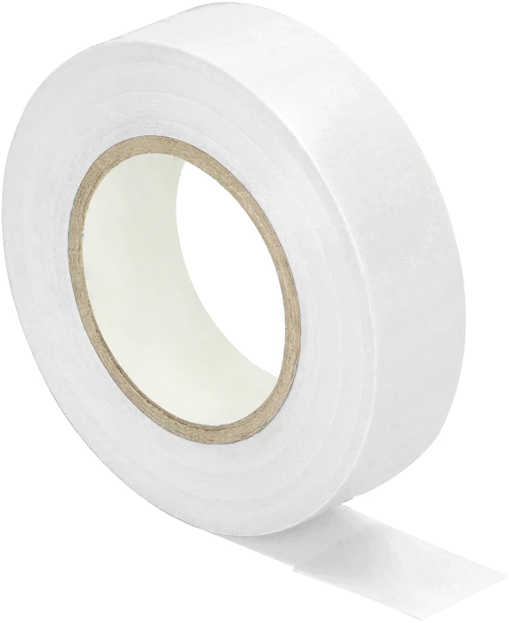 Orno Taśma Balta izoliacinė juosta, atspari ugniai, plotis 19 mm, storis 0,13 mm, ilgis 20 m