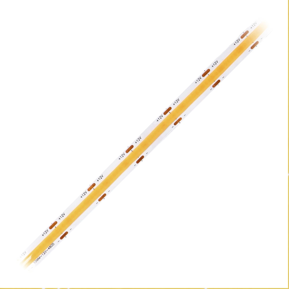 Orno Taśma COB LED juosta 12V, 480L/m, 800lm/m, 10W/m, IP20, 3000K, 5m