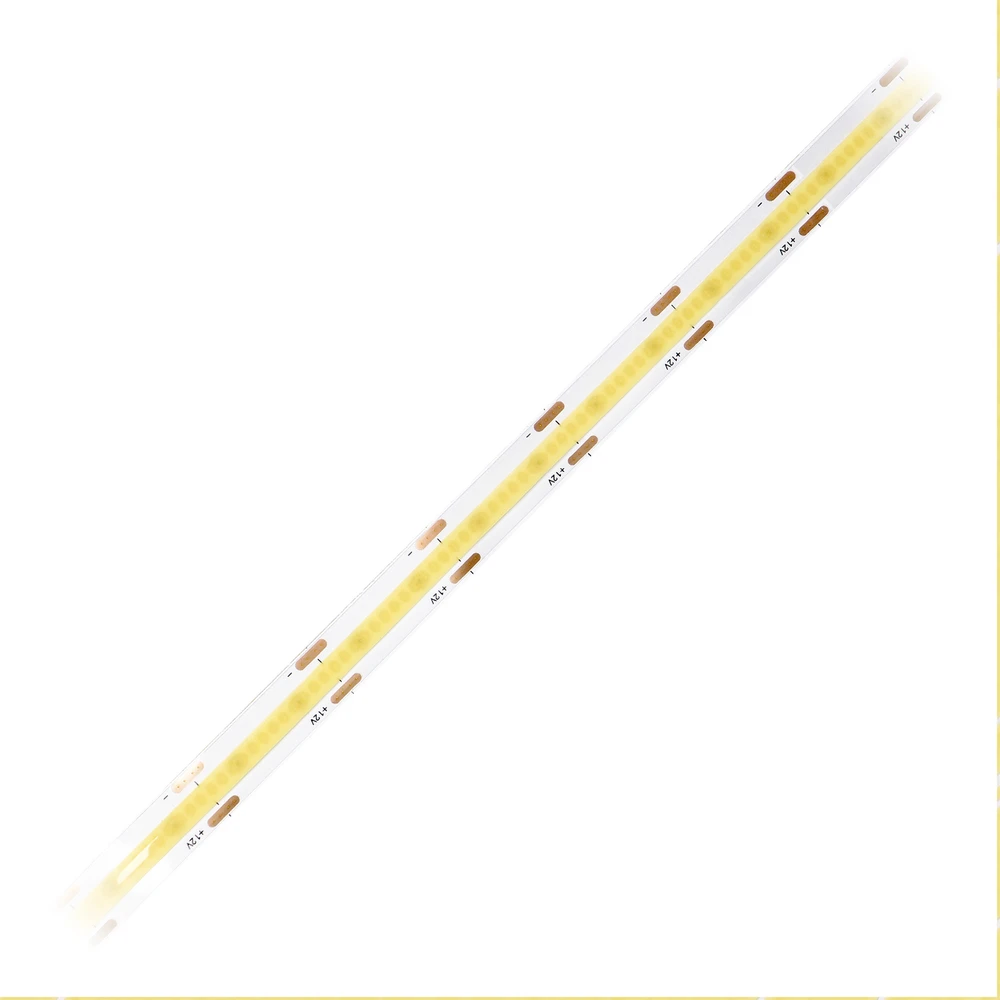 Orno Taśma COB LED juosta 12V, 480L/m, 900lm/m, 10W/m, IP20, 6000K, 5m