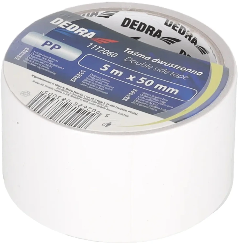 Dedra Taśma Dvipusė lipni juosta 50 mm x 5 m