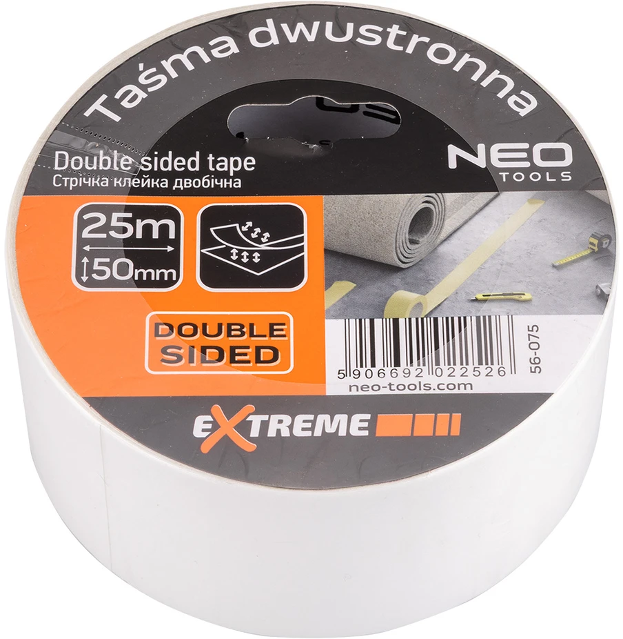 Neo Taśma Dvipusė lipni juosta 50 mm x 25 m