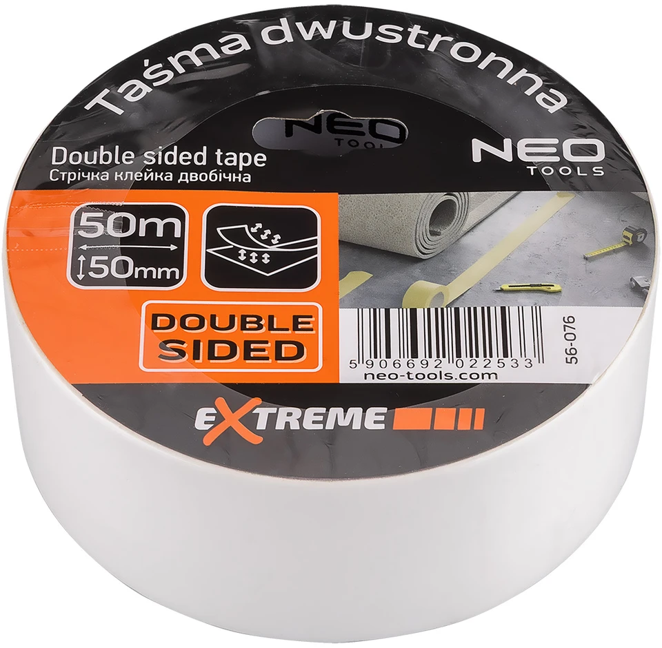 Neo Taśma Dvipusė lipni juosta 50 mm x 50 m