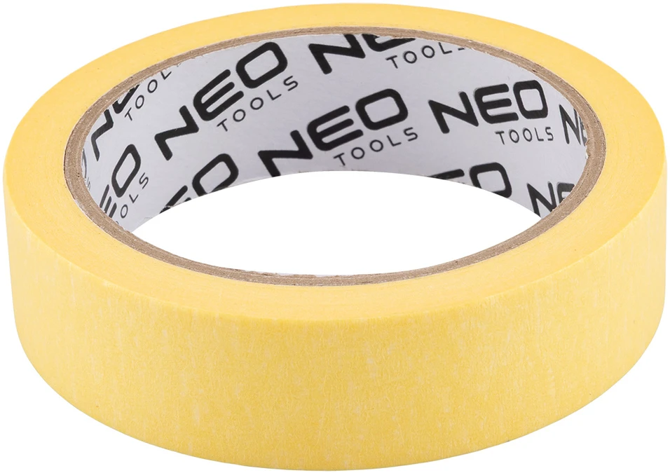 Neo Taśma Geltona popierinė juosta 25 mm x 25 m, 1+1 komplektas
