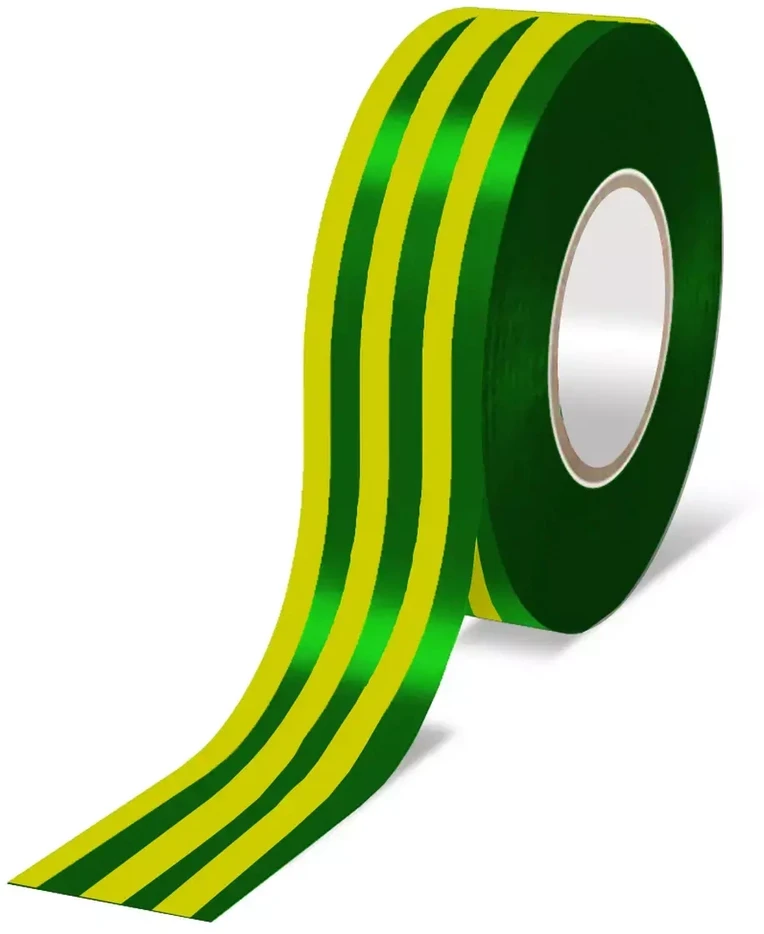 Dedra Taśma Geltonai žalia PVC elektros izoliacinė juosta 19 mm x 33 m