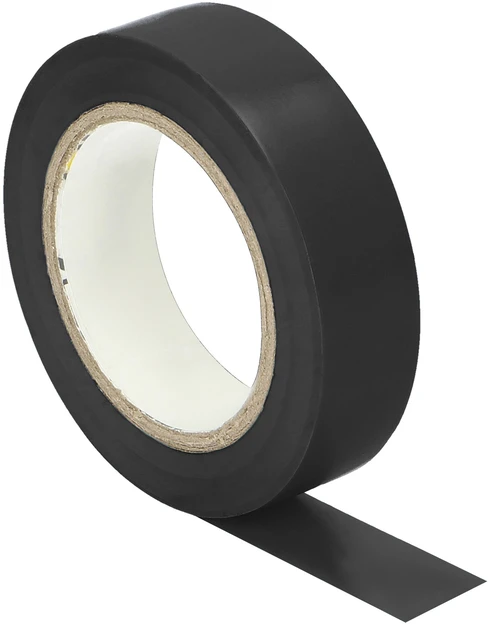 Taśma Orno izoliacinė juosta, atspari ugniai, juoda, 15 mm pločio, 0,13 mm storio, 10 m ilgio (OR-AE-13214/B/10M)