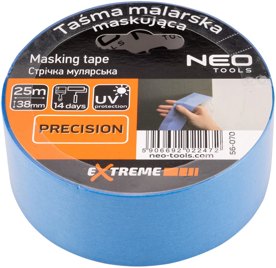 Neo Taśma Mėlyna maskavimo juosta 38 mm x 25 m
