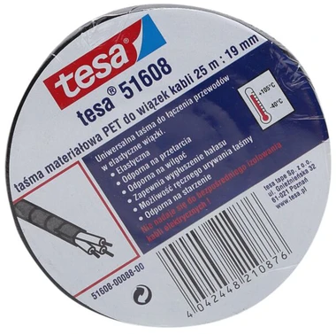 Tesa Taśma Naminių gyvūnėlių audinio juosta kabelių ryšuliams 25 m: 50 mm
