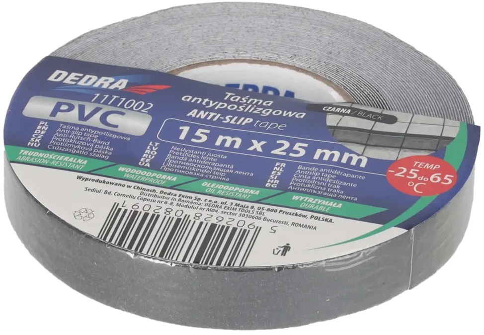 Taśma Neslystanti juosta 25 mm x 15 m, juoda