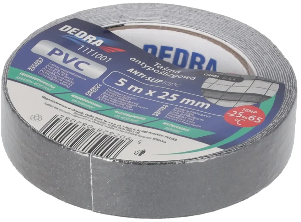 Taśma Neslystanti juosta 25 mm x 5 m, juoda
