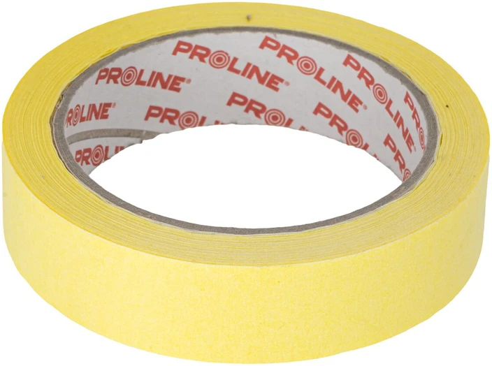 Taśma Popierinė maskavimo juosta, 25 mm pločio, 35 m ritinėlio ilgis, prolinas