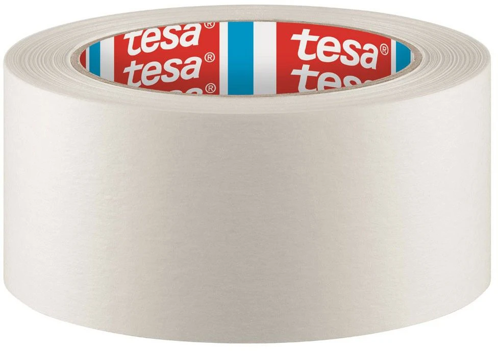Tesa Taśma Popierinė pakavimo juosta 50 m: 50 mm, balta