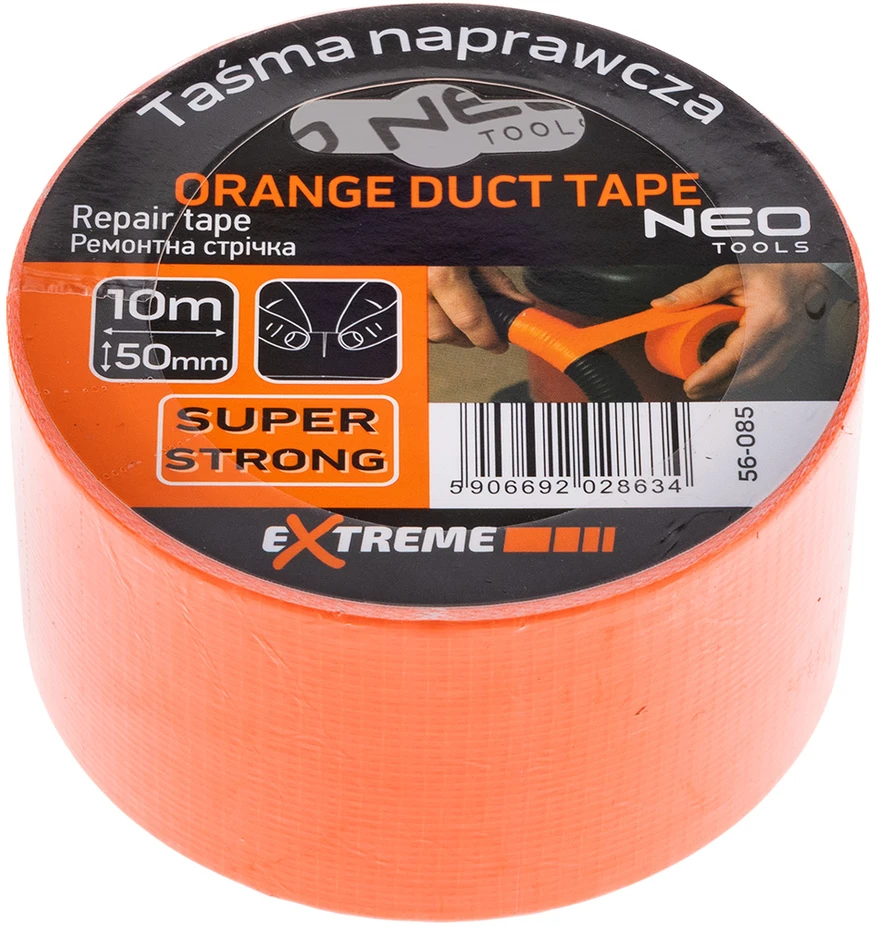 Neo Taśma Remonto juosta 50 mm x 10 m YPATINGAI ORANŽINĖ