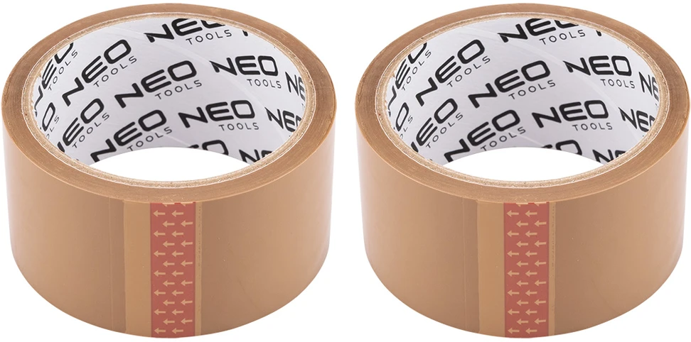 Neo Taśma Ruda pakavimo juosta 48 mm x 40 m, 1+1 komplektas