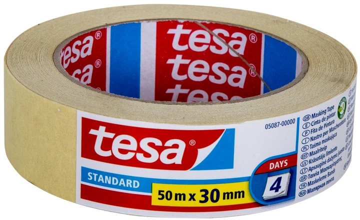 Tesa Taśma Standartinė maskavimo juosta 4 dienos 50 m: 30 mm