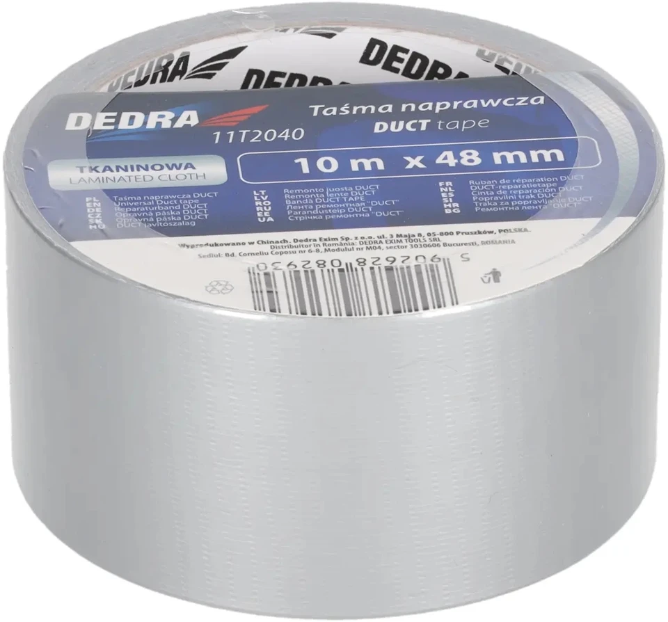 Dedra Taśma Tekstilinė remonto juosta „ortakiui“ 48 mm x 10 m