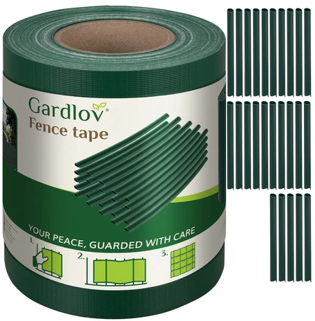 Gardlov Fencing tape 19cmx35m 450g/m2 žalias 23699