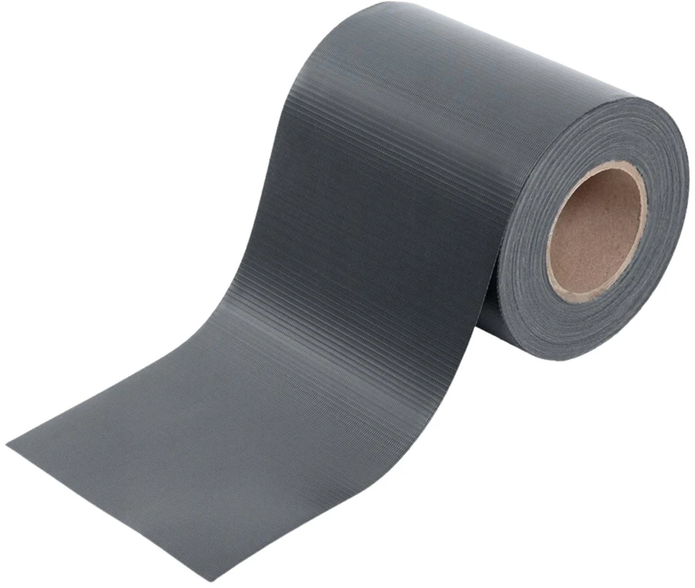 Tamsiai pilka PVC tvoros maskavimo juosta