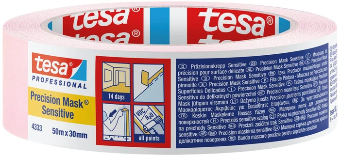 Apsauginė dažymo juosta jautriems paviršiams tesa Precision Sensitive 50mx30mm