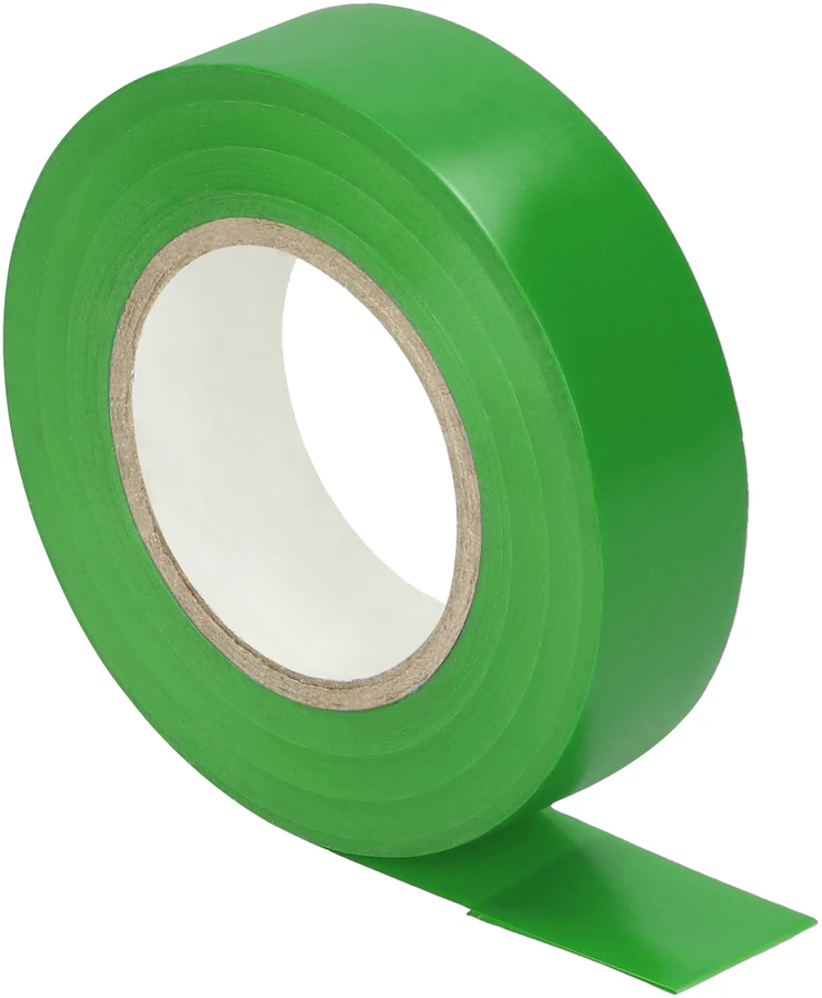 Orno Taśma Žalia izoliacinė juosta, atspari ugniai, plotis 19 mm, storis 0,13 mm, ilgis 20 m
