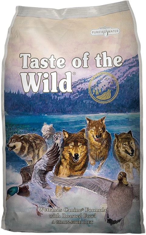 Taste of the Wild Laukinių šunų pelkių skonis 12,2kg