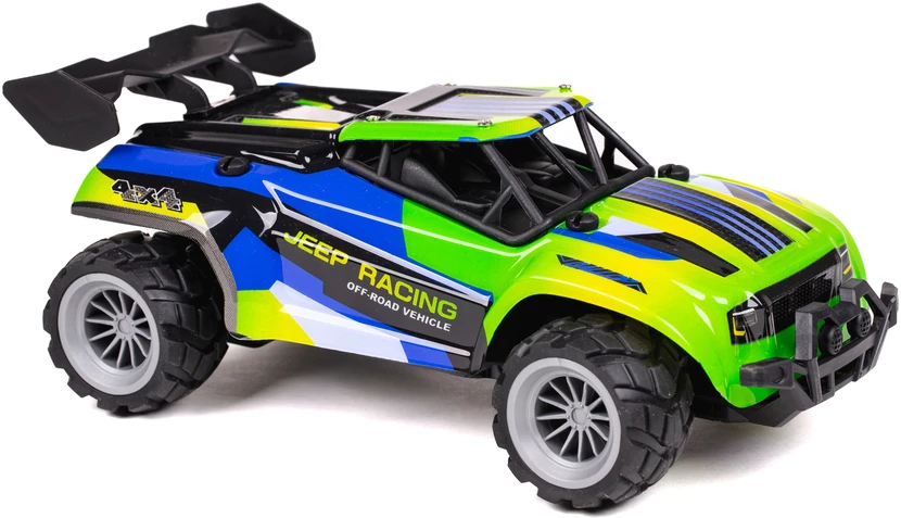 Tec Toy Jeep Racing - R/C 1:20 2,4G 3,7V ličio jonų - mėlyna/geltona