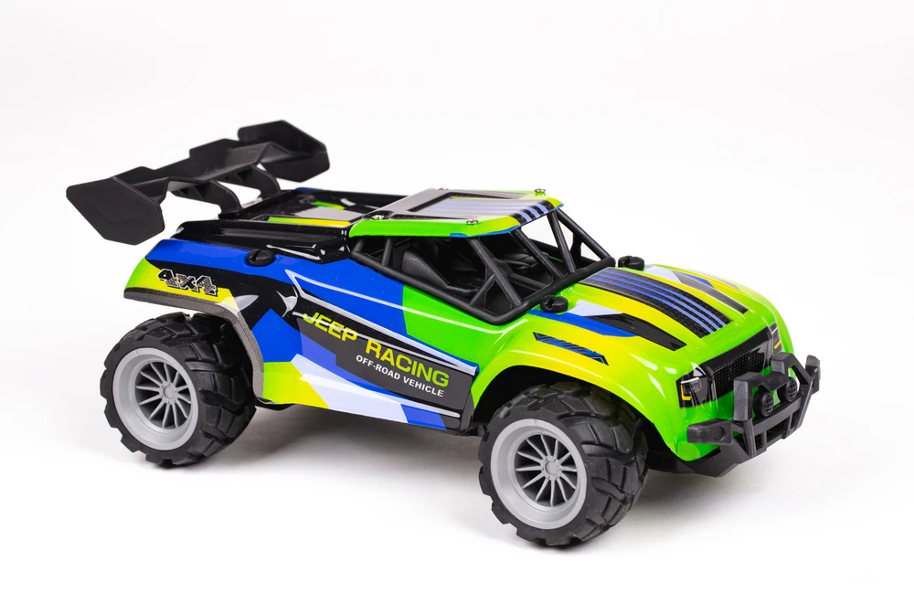 Tec Toy Jeep Racing - R/C 1:20 2,4G 3,7V ličio jonų - mėlyna/geltona