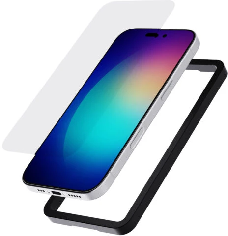 Tech 21 „Tech21“ – dviejų itin tvirtų smūgiams atsparių stiklų pakuotė – „iPhone 16 Pro“