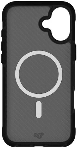 „Tech21 Evo Armour“ dėklas, skirtas „iPhone 16 Plus“ telefonui, „MagSafe“ korpusu, juodas