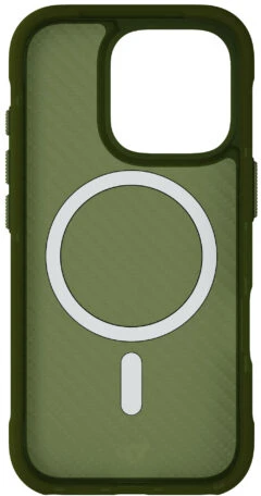 „Tech21 Evo Armour“ dėklas, skirtas „iPhone 16 Pro“, „MagSafe“ žalias