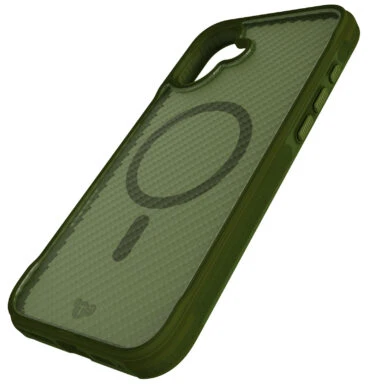 „Tech21 Evo Armour“ dėklas, skirtas „iPhone 16 Plus“ telefonui, „MagSafe“ žalias