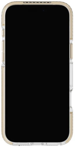 „Tech21 Evo Crystal“ dėklas iPhone 16 Pro Max telefonui „Crystal MagSafe“ – auksinis
