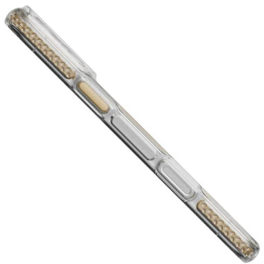 „Tech21 Evo Crystal“ dėklas iPhone 16 Pro Max telefonui „Crystal MagSafe“ – auksinis
