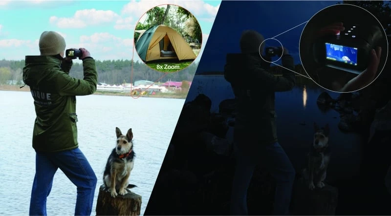 Žiūronai „Technaxx“ naktinio matymo įrenginys, fotografuojantis / filmuojantis (TX-257)